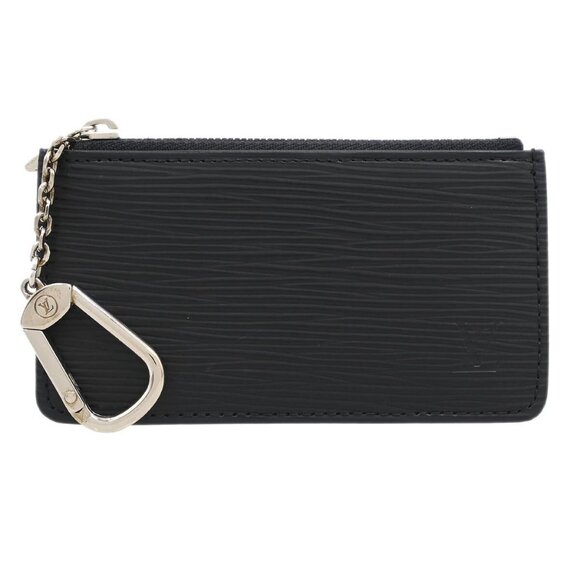 Louis Vuitton Black Epi Pochette Cles Coin Purse - Picture 1 of 12